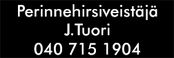 Perinnehirsiveistäjä J.Tuori logo